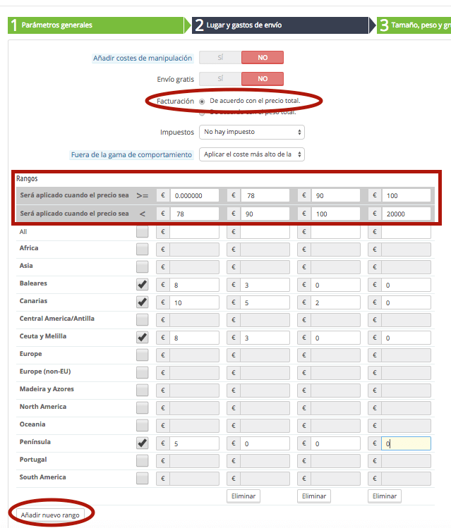 como configurar gastos de envio gratuitos en prestashop por rangos gastos de envio gratuitos en prestashop por rangos