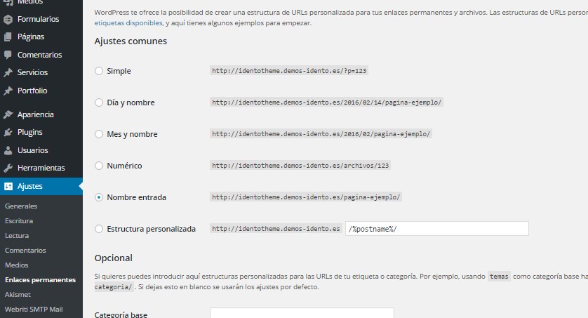 Permalinks Mudarse de blogger a wordpress