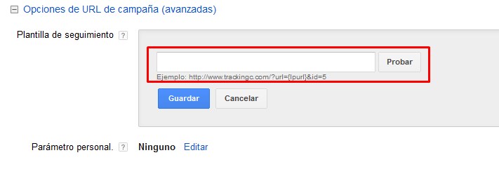 Clics no válidos - URL de seguimiento Clics no válidos - URL de seguimient