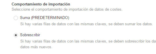 Importar datos de costes en Google Analytics - Importar datos de costes en Google Analytics -