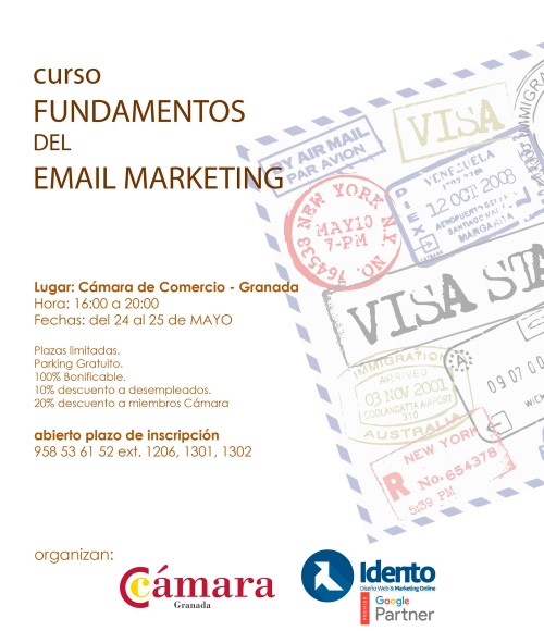 curso taller sobre email marketing impartido por Idento en la Camara de Comercio de Granada