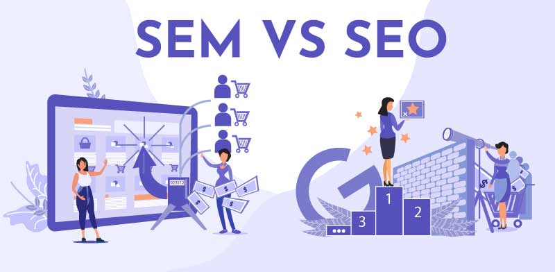 Diferencias entre SEO y SEM