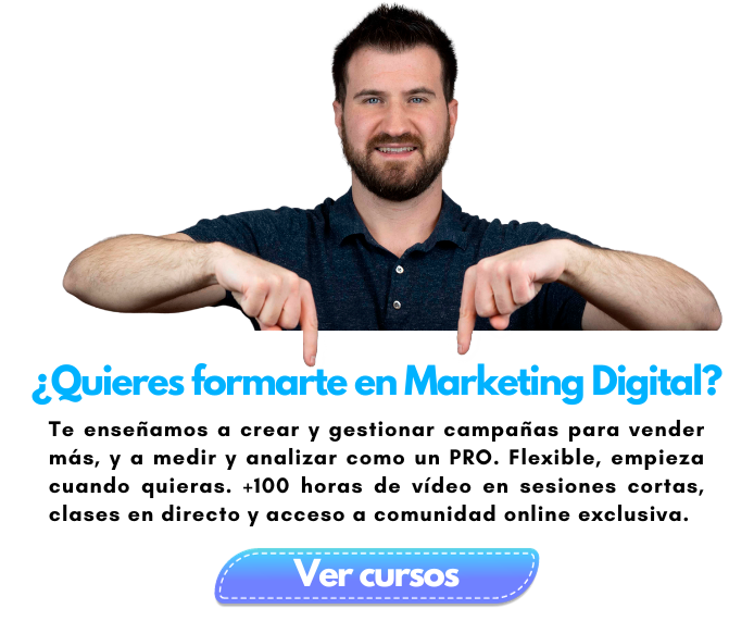 Diccionario marketing digital - Fórmate con nuestros cursos en vídeo. Más de 100 horas de formación, clases en directo y acceso a comunidad online exclusiva